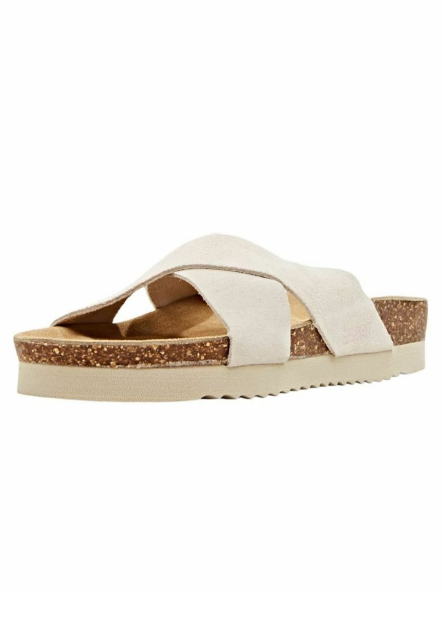 Gabor White Mules