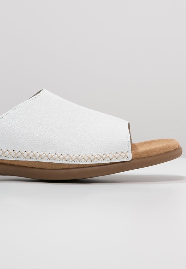 Gabor White Mules
