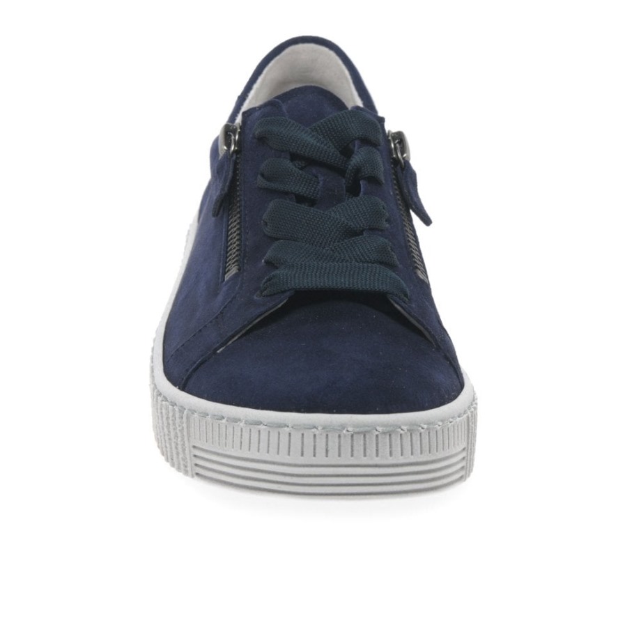 Gabor Wisdom Womens Casual Shoes Atlantik Suede