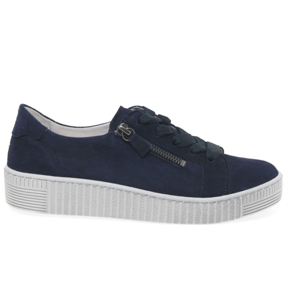 Gabor Wisdom Womens Casual Shoes Atlantik Suede