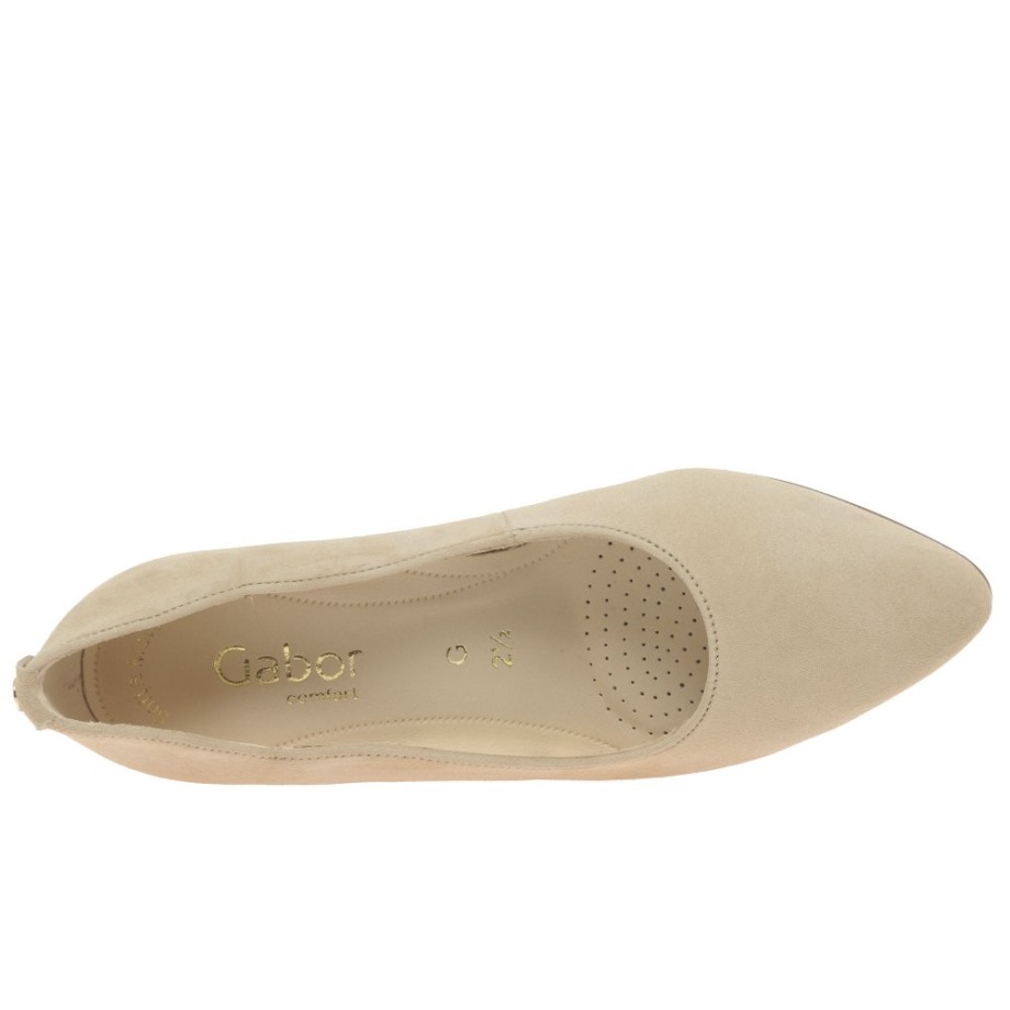 Gobi Suede Gabor Tanfield Ladies Court Shoes