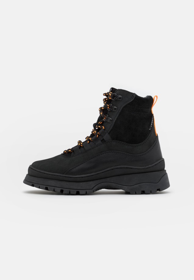 Green Army Lace-Up Ankle Boots Gabor