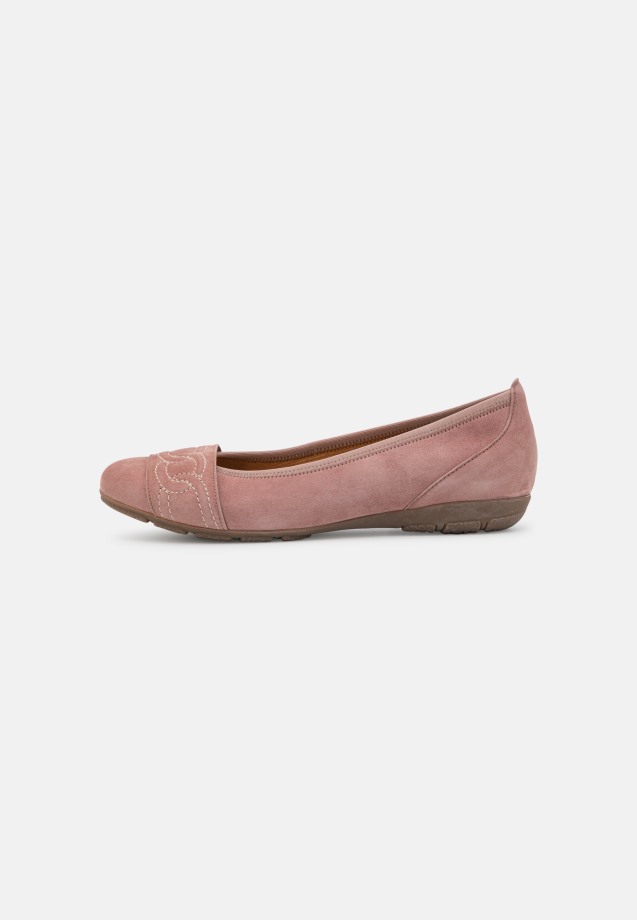 Grey Gabor Ballet Pumps