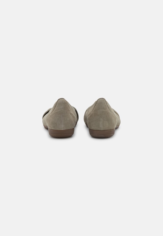 Grey Gabor Ballet Pumps