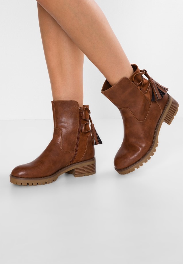 Grey Gabor Cowboy/Biker Ankle Boot