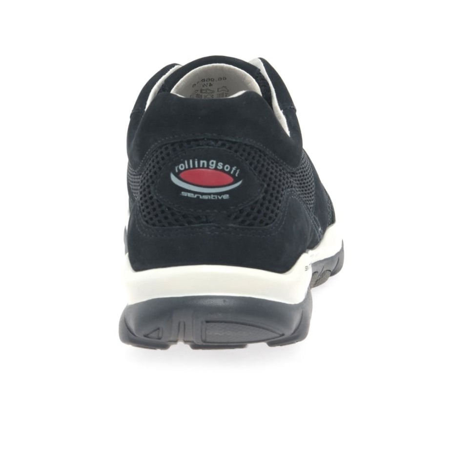 Helen Womens Sports Trainers Gabor Nightblue Nubuck