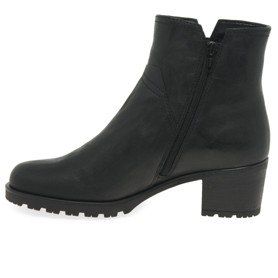 Invitation Ladies Ankle Boots Black Gabor