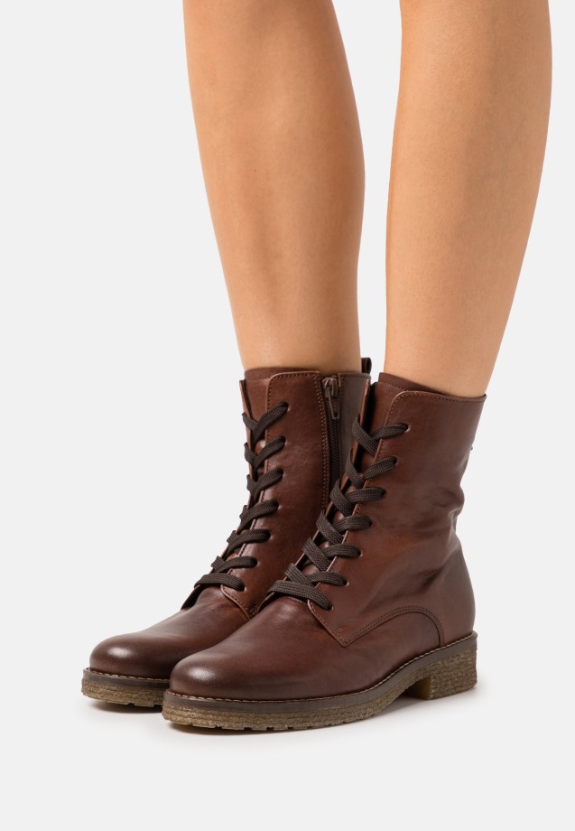 Lace-Up Ankle Boots Blue Gabor