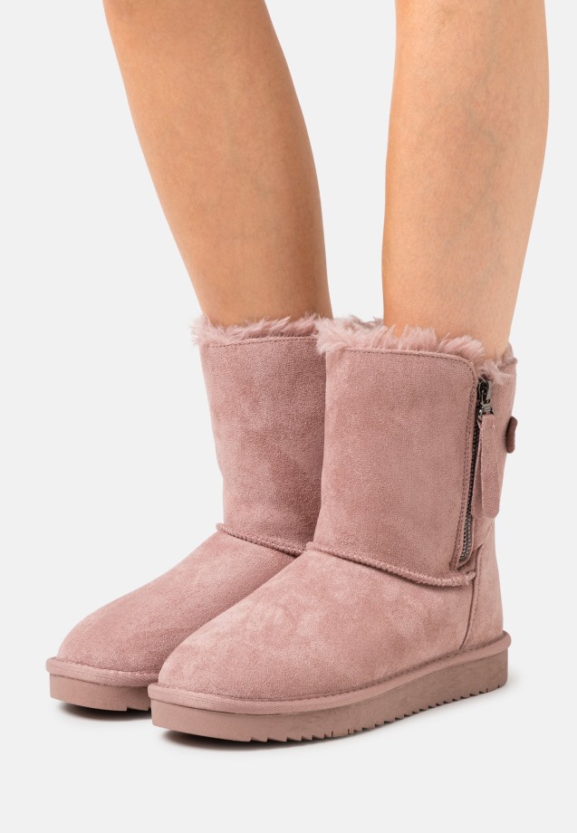 Lace-Up Ankle Boots Gabor Dark Rose