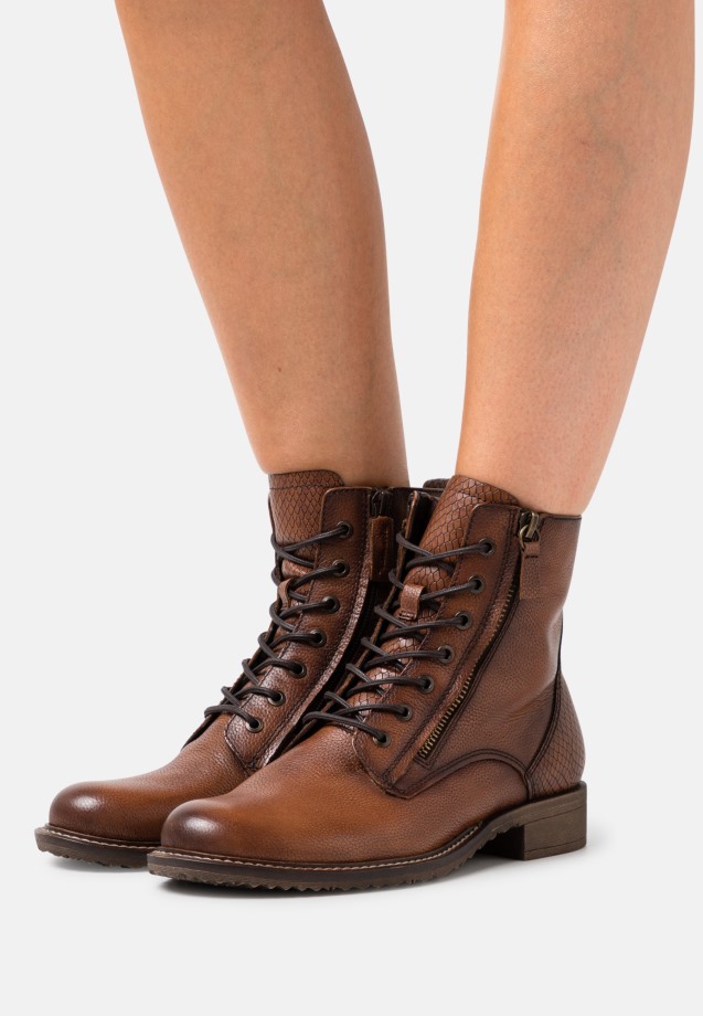 Lace-Up Ankle Boots Gabor Sattel