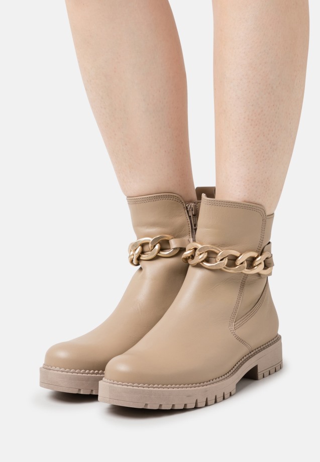 Lace-Up Ankle Boots Kiesel/Dust Gabor