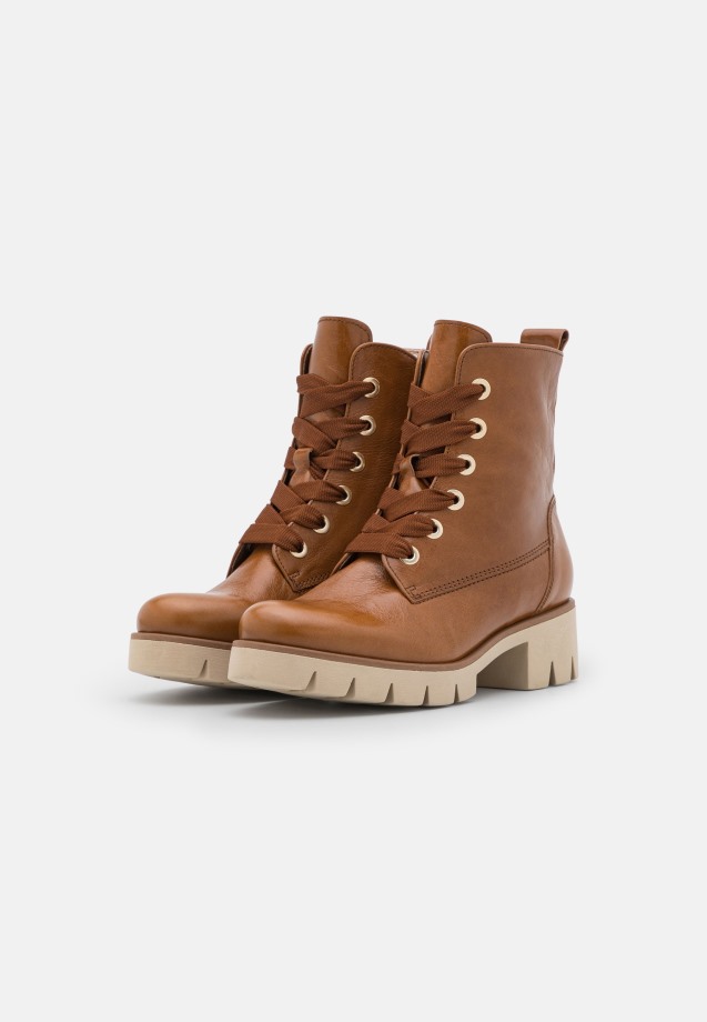Lace-Up Ankle Boots Whisky Gabor