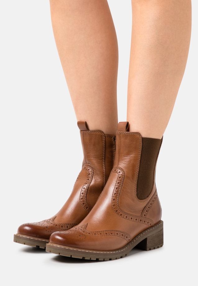 Lace-Up Ankle Boots Whisky Gabor