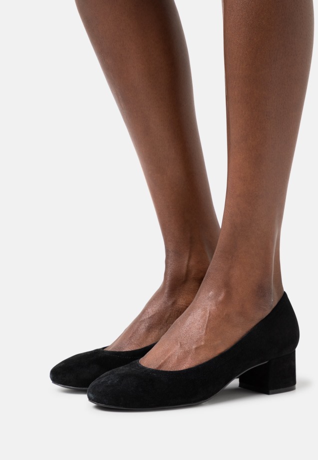Leather Comfort - Classic Heels Black Gabor