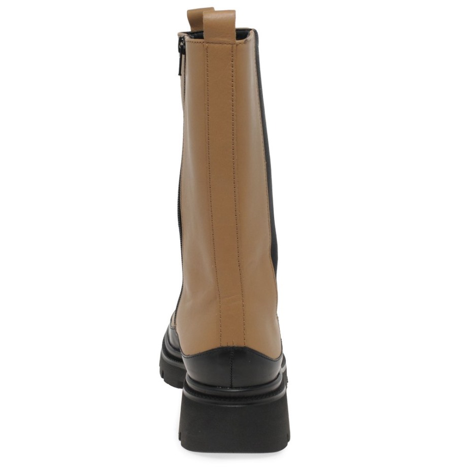 Lexington Ladies Chelsea Boots Chino Black Lea Gabor