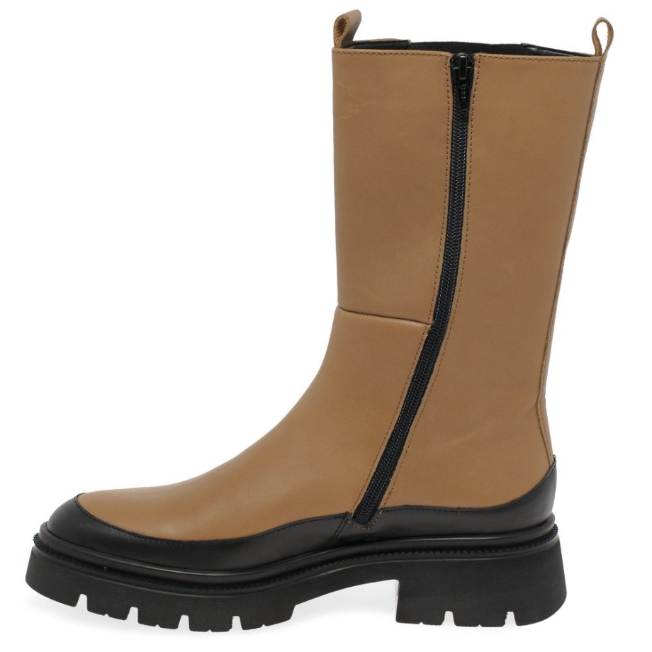 Lexington Ladies Chelsea Boots Chino Black Lea Gabor