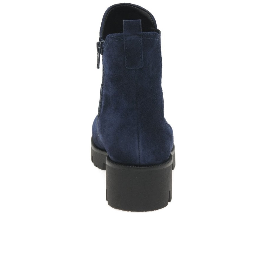 Marine Suede Newport Womens Chelsea Boots Gabor