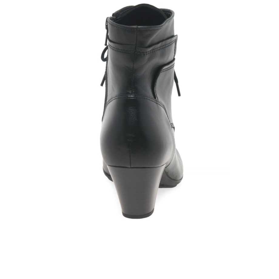 National Womens Ankle Boots Black Gabor