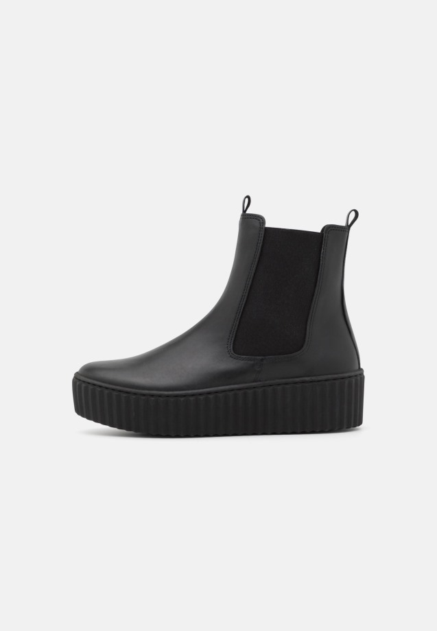 Natural Gabor Platform Ankle Boots