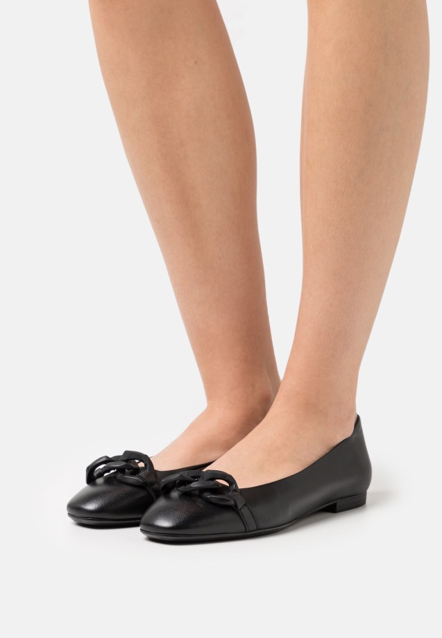 Ocean Gabor Ballet Pumps