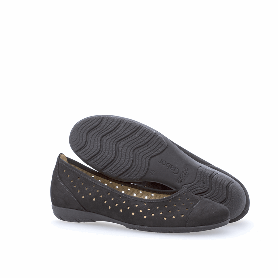 Perf Balletflat Black Gabor