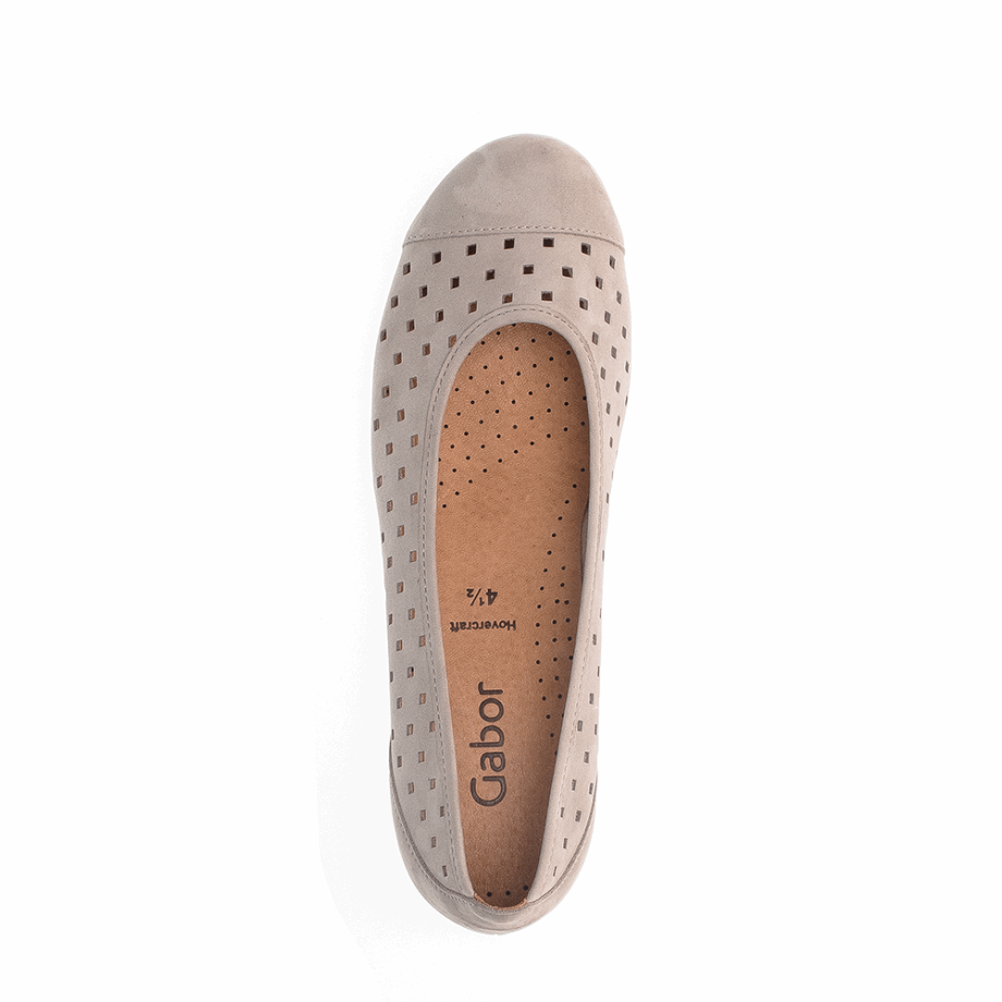 Perf Balletflat Linnen Gabor