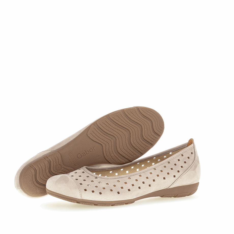 Perf Balletflat Linnen Gabor