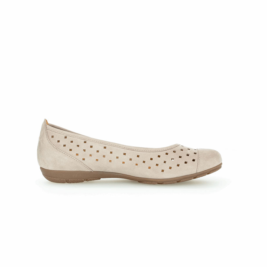 Perf Balletflat Linnen Gabor