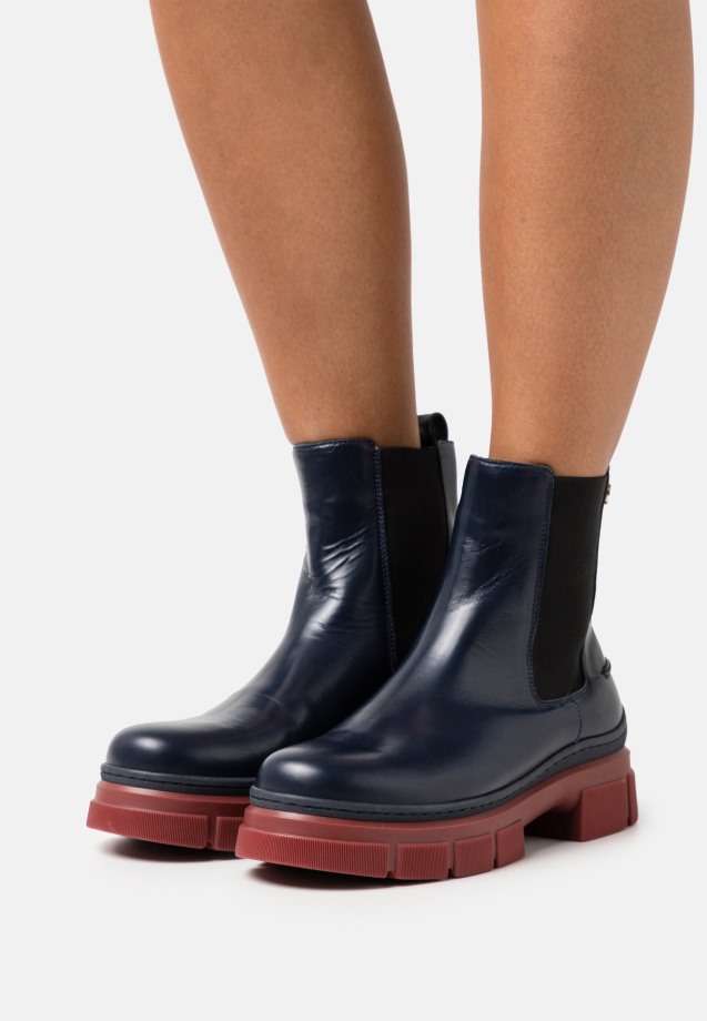 Platform Ankle Boots Gabor Dark Indigo
