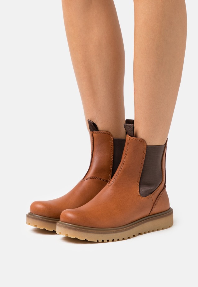 Platform Ankle Boots Gabor Dark Rose/Natural