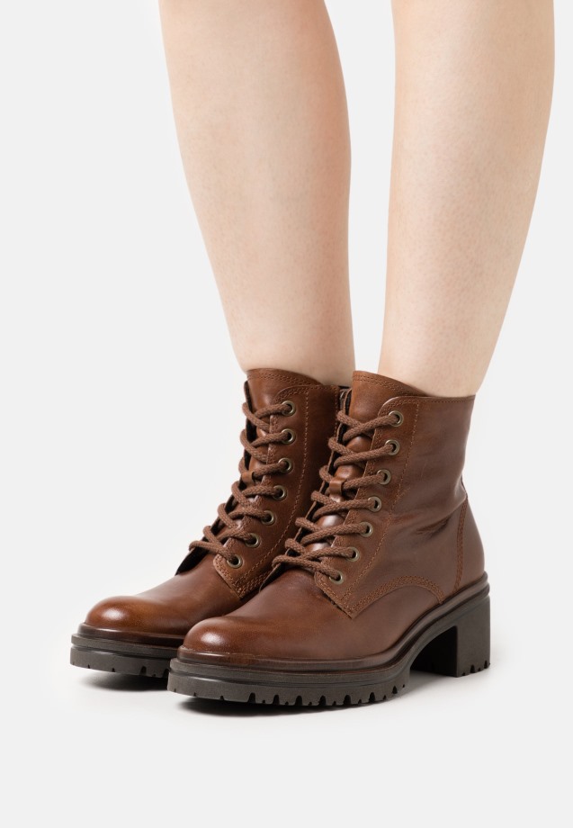 Platform Ankle Boots Gabor Tartufo/Cognac
