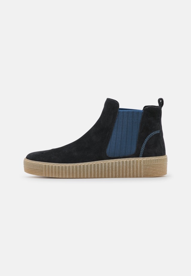 Platform Ankle Boots Pazifik/Blau/Natur Gabor
