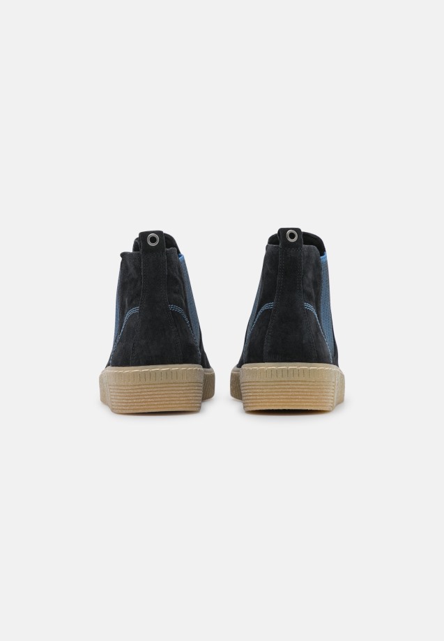 Platform Ankle Boots Pazifik/Blau/Natur Gabor