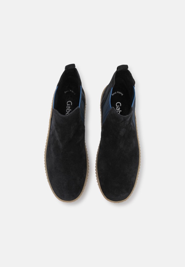 Platform Ankle Boots Pazifik/Blau/Natur Gabor