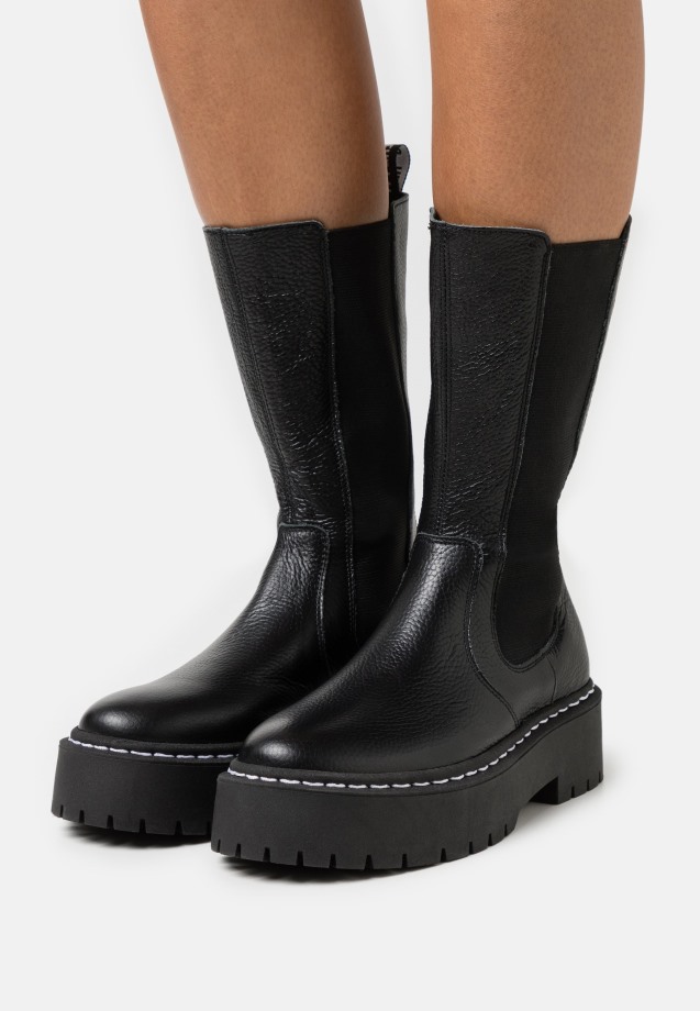 Platform Boots Black Gabor