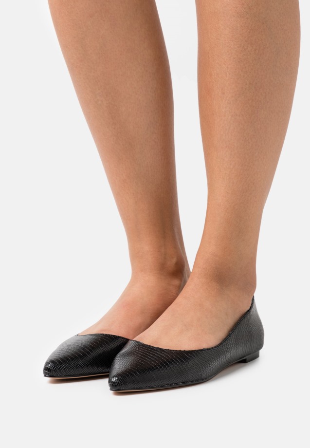 Soil/Grey Gabor Ballet Pumps