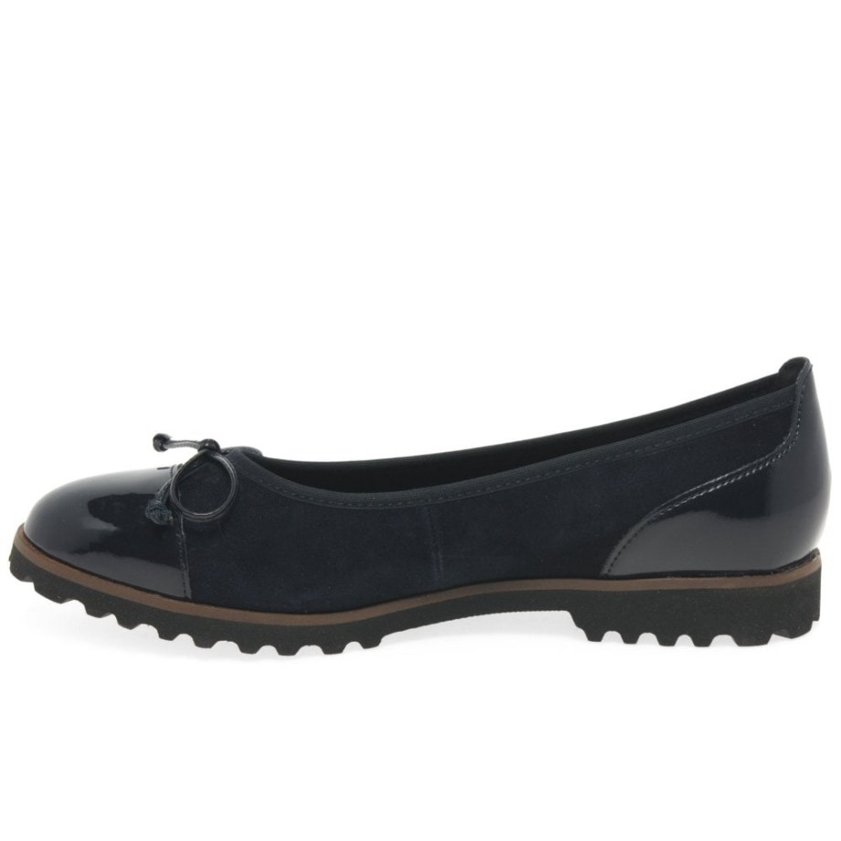 Temptation Womens Casual Shoes Atlantic Suede/Patent Gabor