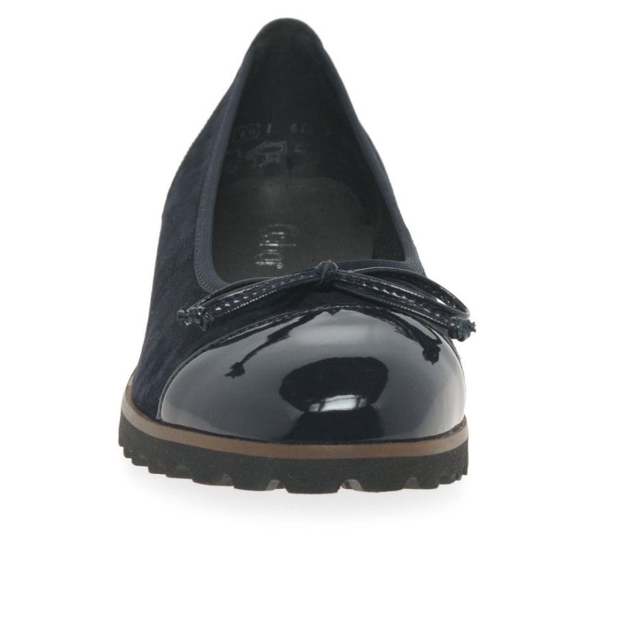 Temptation Womens Casual Shoes Atlantic Suede/Patent Gabor