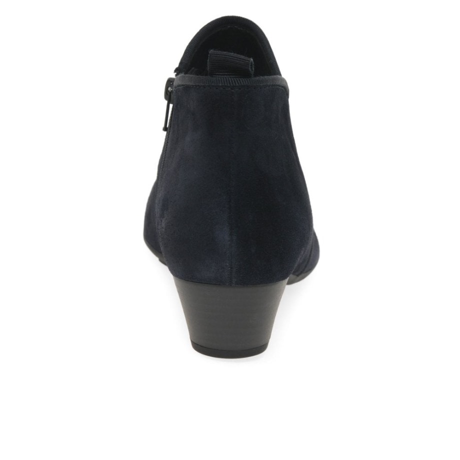 Trudy Womens Ankle Boots Gabor Marine Suede