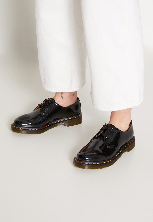 Vintage Black Gabor Leona - Lace-Up Heels