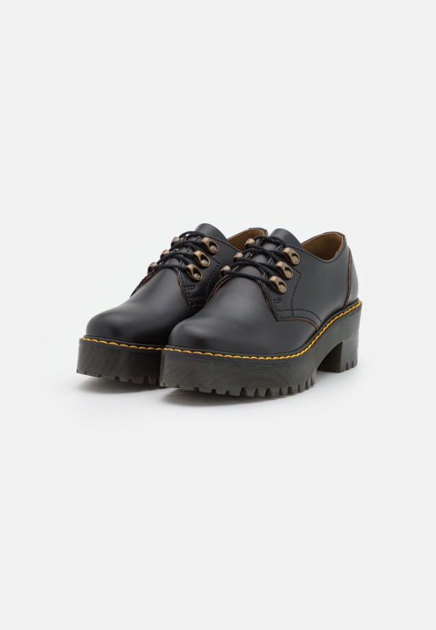 Vintage Black Gabor Leona - Lace-Up Heels