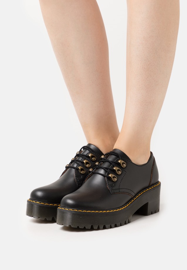 Vintage Black Gabor Leona - Lace-Up Heels