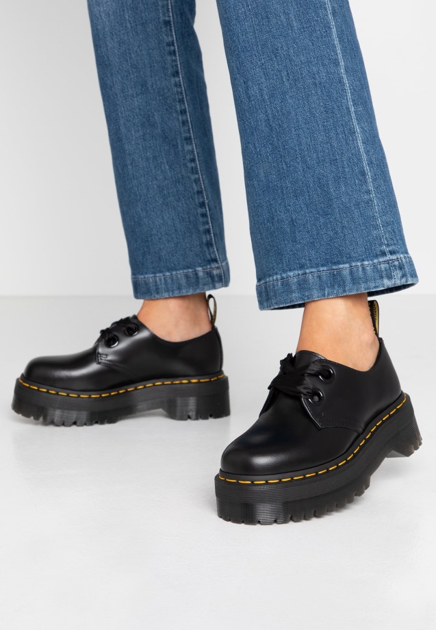 Vintage Black Gabor Leona - Lace-Up Heels