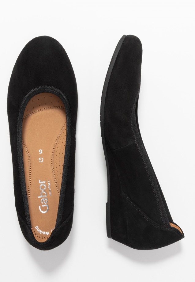 Wedges Black Gabor