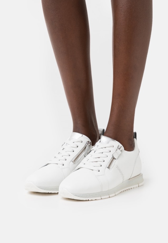 Weiss/Silber Gabor Trainers