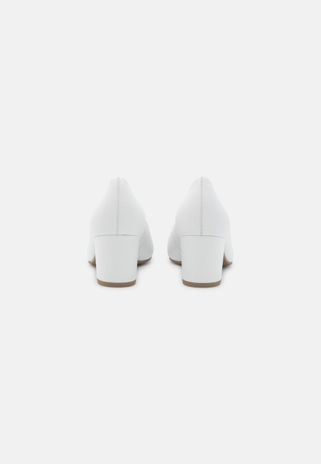 White Gabor Classic Heels