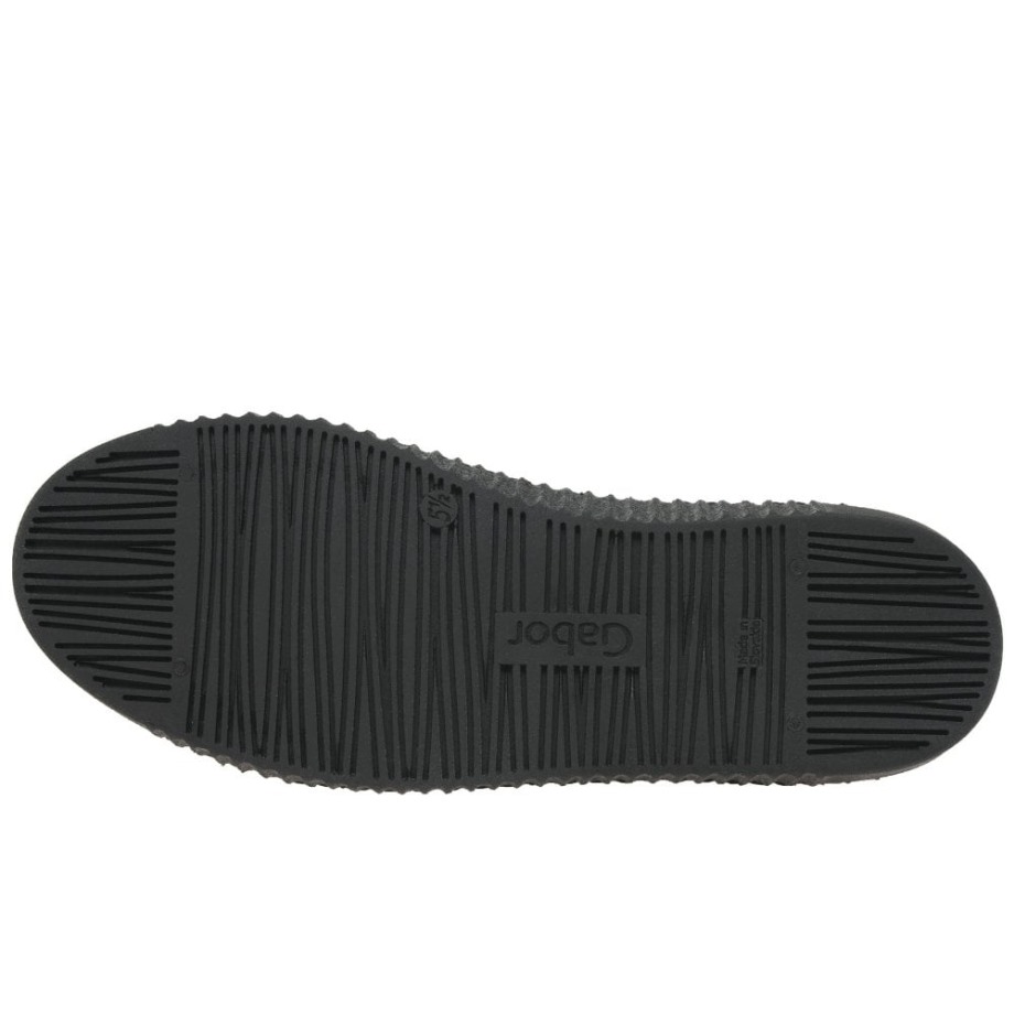 Wisdom Womens Casual Shoes Black Patent Gabor