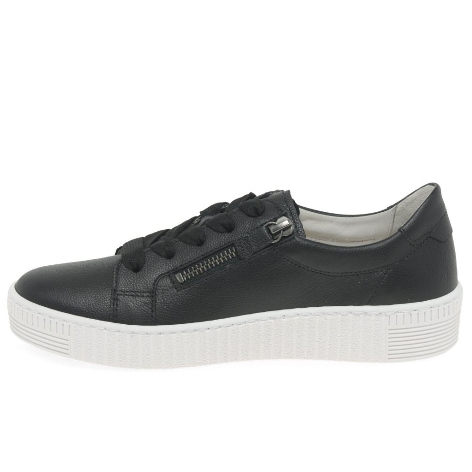 Wisdom Womens Casual Shoes Gabor Black