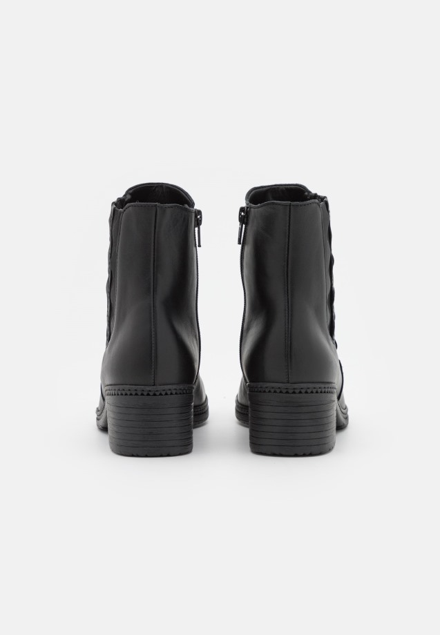 Women Black Gabor Classic Ankle Boots