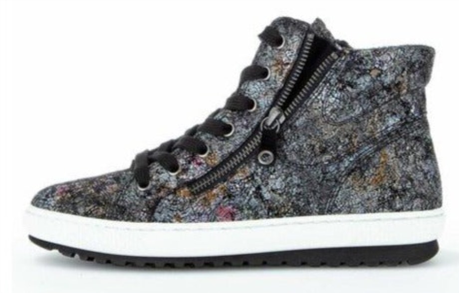 Gabor 7375437 - Crna Metalik Antilop Koža